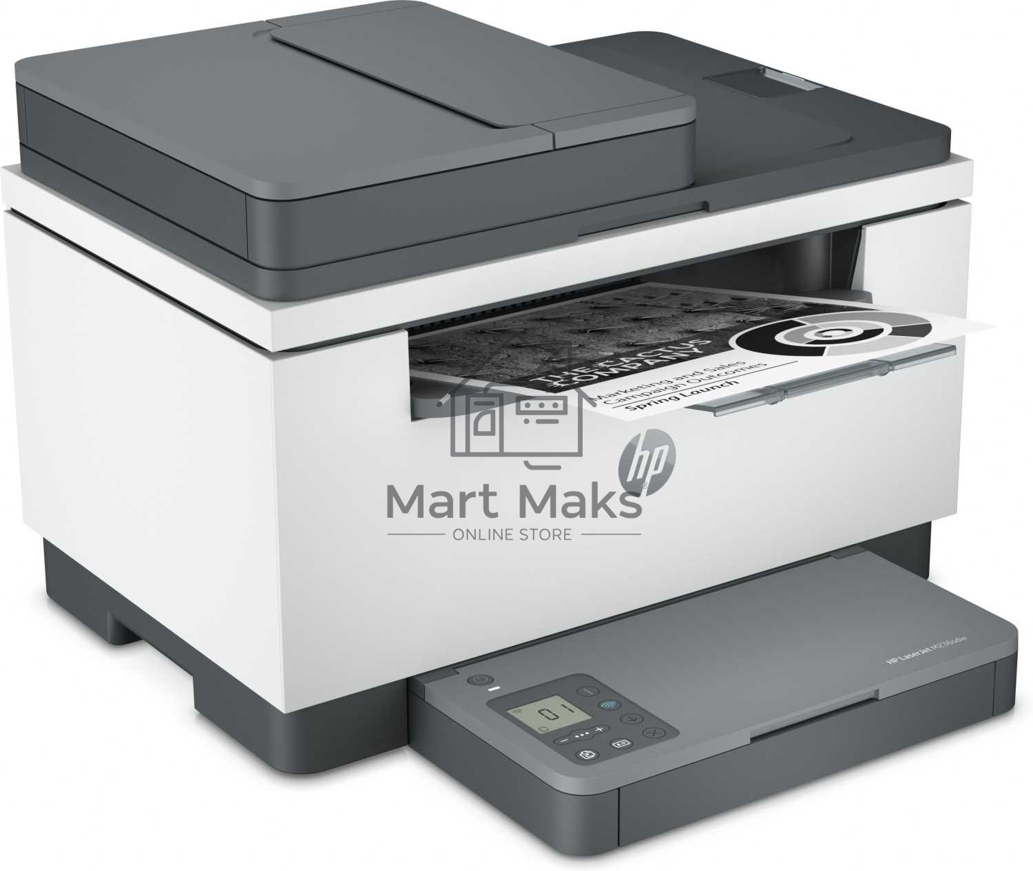 МФУ лазерный HP LaserJet M236sdw (9YG09A), A4, ч/б, печ. до 29 стр/мин., скан. до 19 стр/мин. (ч/б) 10 стр/мин. (цвет), 600 x 600 dpi, USB, RJ-45, Wi-Fi, BlueTooth, Air Print, Mopria