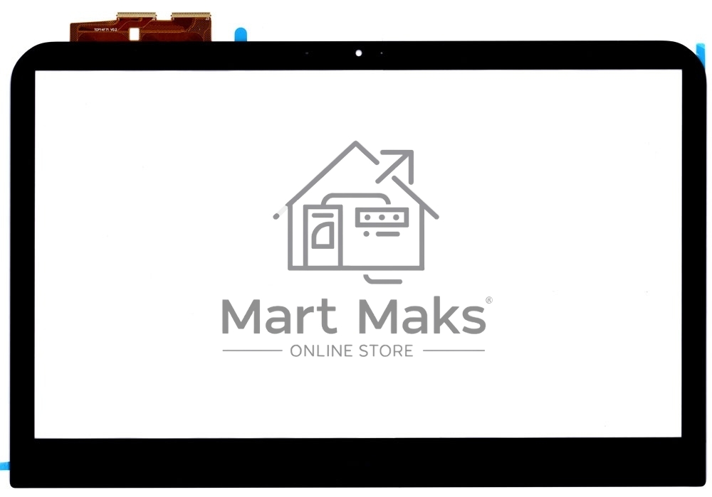 Сенсорное стекло (тачскрин) для Dell TCP14F71 V0.2, черный