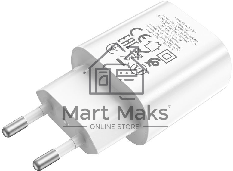 Сетевое зарядное устройство Hoco N22 25W (PD+QC+AFC) USB Type-C универсальное белый