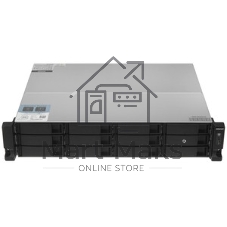 Сетевое хранилище без дисков SMB QNAP TS-1273AU-RP-8G NAS 12 HDD trays, 2x 2.5 GbE, rackmount, 2 PSU. 4-core AMD V1500B2,2 GHz, RAM 8 Gb (8 Gb UDIMM DDR4 (1 x 8 Gb) up to 32 Gb (2 x 16 Gb)). W/o rail kit RAIL-B02