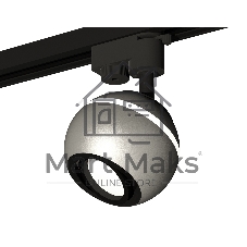 Светильник Ambrella light XT1103001 SSL/PBK серебро песок/черный полированный MR16 GU5.3 LED 3W 4200K (A2521, C1103, N7002)