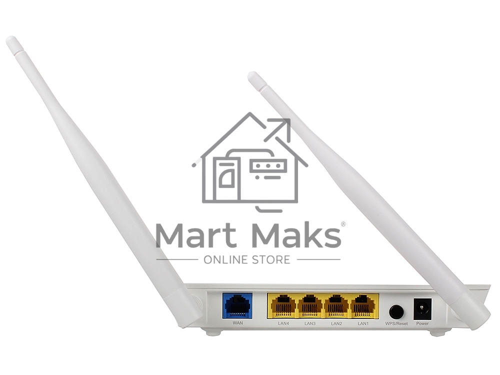 Сетевое оборудование TENDA F300 маршрутизатор 802.11n, до300Мбит/с, 2T2R, LAN: 4х10/100Мбит/с, WAN: 1х10/100Мбит/c, 2 внешние антенны 5дБи.