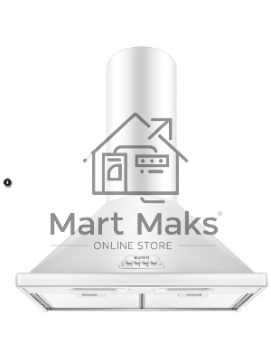 Вытяжка каминная Gefest ВО 1502 белый, 50 см, 600 куб. м/ч, 81 дБ