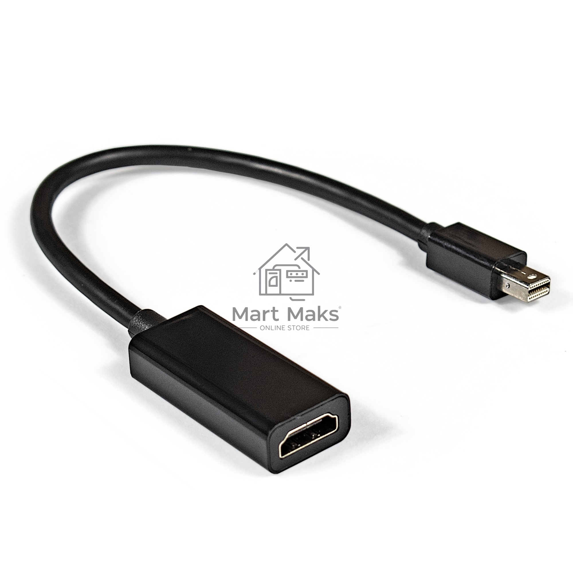 Кабель-переходник Exegate EX284922RUS miniDisplayPort-HDMI ExeGate EX-mDPM-HDMIF-0.15 (mini20M/19F, 0,15м)