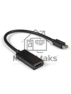 Кабель-переходник ExeGate EX284922RUS miniDisplayPort-HDMI ExeGate EX-mDPM-HDMIF-0.15 (mini20M/19F, 0,15м)