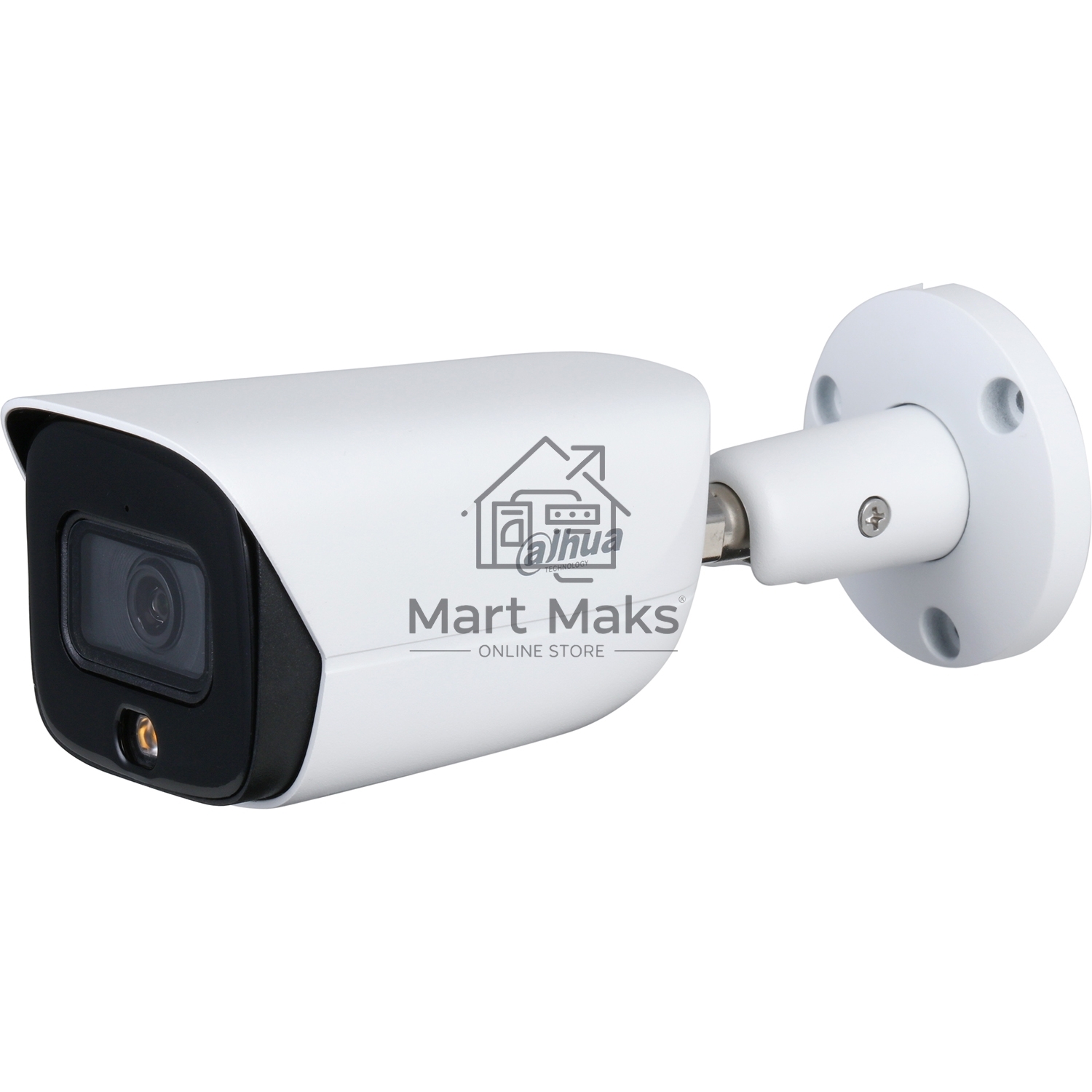 Видеокамера IP Dahua DH-IPC-HFW3249EP-AS-LED-0360B 3.6-3.6мм цветная корп.:белый