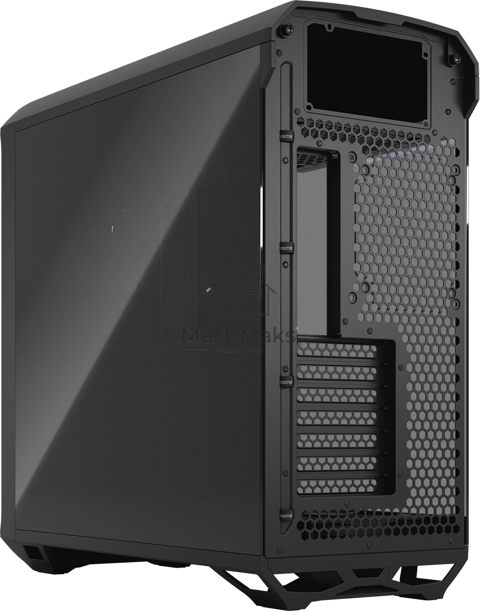 Компьютерный корпус Fractal Design Torrent Black TG Light Tint / E-ATX, TG, 2x3.5, 4x2.5, 7xPCI, 1xUSB-C, 2xUSB3.0 / 2x180mm, 3x140mm fans inc. / FD-C-TOR1A-01