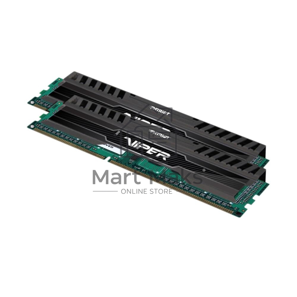 Оперативная память Patriot Viper 3, DDR3, 16GB (2x8 GB), 1600 MHz, CL9, DIMM, радиатор, черный