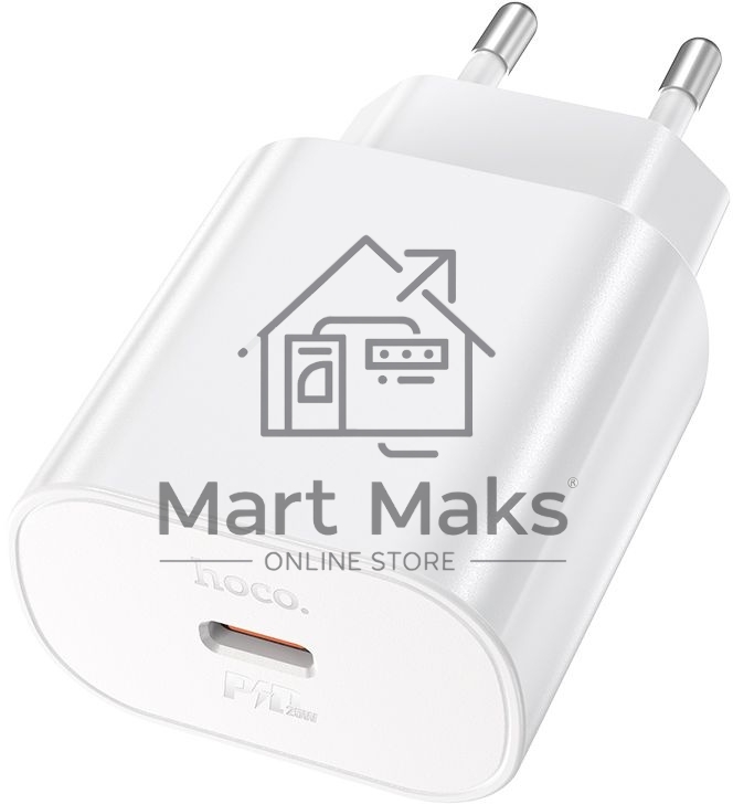 Сетевое зарядное устройство Hoco N22 25W (PD+QC+AFC) USB Type-C универсальное белый