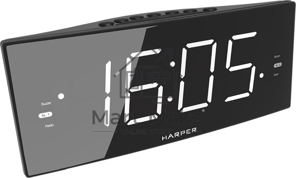 Радиобудильник Harper HCLK-2050 черный