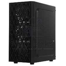 Компьютерный корпус Miditower ExeGate EVO-8243-EVO800 (ATX, БП EVO800RGb с вент. 12 см, 2хUSB+1хUSB 3.0, черный, 3 вент. с RGb подсветкой, боковая панель - закаленное стекло)