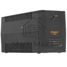 Источник бесперебойного питания ExeGate Power NB-450.LED.AVR.2SH (450VA/270W, LED, AVR, 2*Schuko, батарея 12V 4.5Ah, черный)