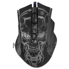 Мышь проводная Defender Bulletstorm GM-928 черный, 7200 dpi, USB, кнопки - 7