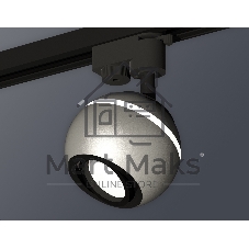 Светильник Ambrella light XT1103001 SSL/PBK серебро песок/черный полированный MR16 GU5.3 LED 3W 4200K (A2521, C1103, N7002)