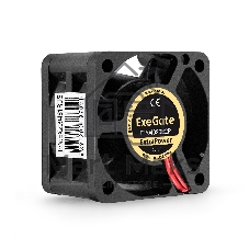 Вентилятор 12В DC ExeGate ExtraPower EP04020B2P (40x40x20 мм, 2-Ball (двойной шарикоподшипник), 2pin (разъем 2.54), 7000RPM, 32dBA)