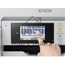 МФУ струйное EPSON M15180 (C11CJ41408), A3+, ч/б, печ. до 25 стр/мин., скан. до 26 стр/мин., 4800 x 1200 dpi (печать) 1200x1200dpi, USB, RJ-45, Wi-Fi, Air Print