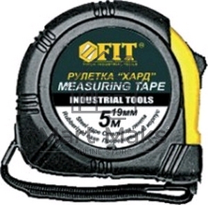 Рулетка FIT 17206корпус прорезиненный, 