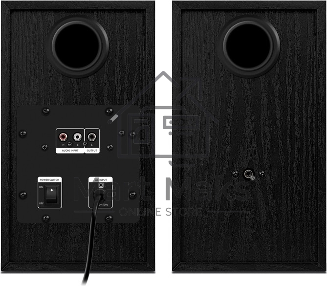 Колонки Sven SPS-614 2.0 (2x20W, Bluetooth, дерево, black)