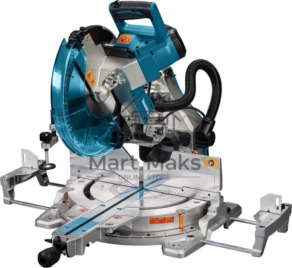 Пила торц Makita LS1219L, 1800Вт,3200об\м,дискф305х30мм,рез-107х363мм,26.5кг,кор,наклон-48\48гр,поворот:52\60гр,лаз