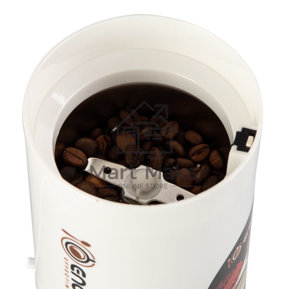 Кофемолка Endever Costa-1053, 250 Вт, 15000 об/мин, вес продукта для помола 100 гр, ABS-пластик, защита от перегрева двигателя