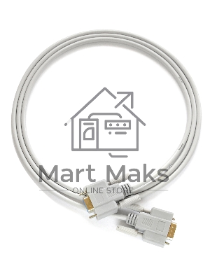 Кабель Greenconnect 1.5m 0-модемный COM линковочный, DB9/DB9 9F/9F, серый, 30 AWG, GCR-51477