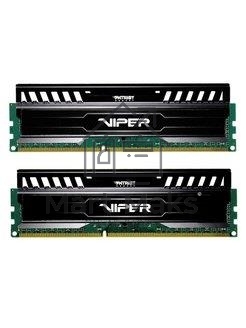 Оперативная память Patriot Viper 3, DDR3, 16GB (2x8 GB), 1866 MHz, CL10, DIMM, радиатор, черный