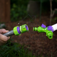 Соединитель пластмассовый быстросъемный для шланга Palisad 3/4