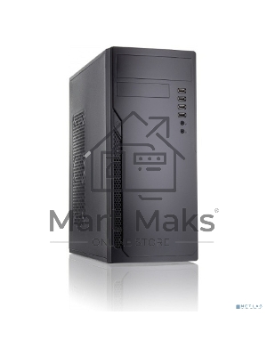 Компьютерный корпус c блоком питания 500 Ватт Case Foxline FL-301, ATX, 1x5.25EXT, 1x3.5EXT, 4x3.5INT, 4xUSB 2.0, HDA, w/o FAN, w/500W ATX PSU, w/1.2m EU pwr cord