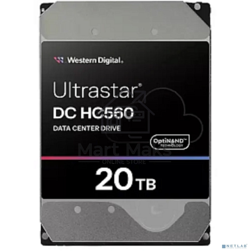 Жесткий диск Western Digital HDD  SAS Server 20Tb Ultrastar DC HC560 7200 12Gb/s 512MB 1 year warranty