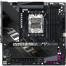 Материнская плата Gigabyte B850M AORUS ELITE WIFI6E, AM5, AMD B850, 4xDDR5, 4xSATA, 2xM.2, 1xPCIe 5.0 x16, 1xPCIe 3.0 x4, DisplayPort, 1x2.5Gb LAN, USB Type-C, 2x3.5 мм, 7.1, microATX