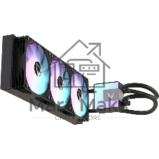 Кулер с водяным охлаждением Formula V Line ICE JET GLOW 360 BK, 360мм, 3x120мм, ARGB fans, LGA115X/1200/1700/1851, AM4/AM5