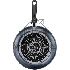 Сковорода Tefal Force 4218922 круглая 22см покрытие: Titanium ручка несъемная (с крышкой) черный (9100048320)