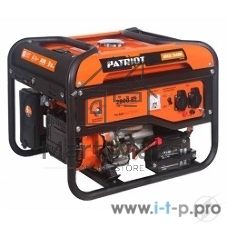 Генератор бензиновый PATRIOT Max Power SRGE 3500E 474103150 Двигатель: 4т, OHV, АИ-92, 210 сс, 7 л.с; Напряжение: 1ф, 220В, 50Гц, AVR; Мощность ном/макс: 2.5/2.8 кВт