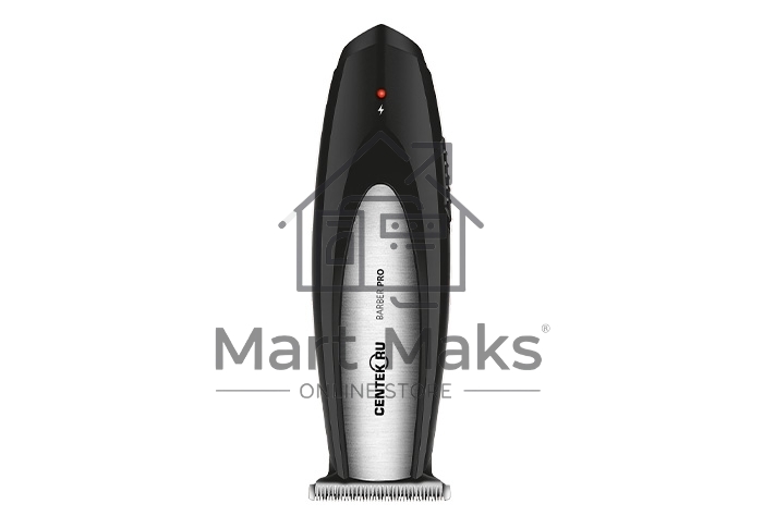 Машинка для стрижки Centek CT-2134 (чер/сталь) 3 насадки, USB зарядка, время работы 55 мин