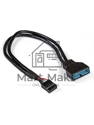 Кабель-переходник ExeGate EX284940RUS USB 2.0-USB 3.0 ExeGate EX-CC-U3U2-0.3 (9pin/19pin, 0,3м)