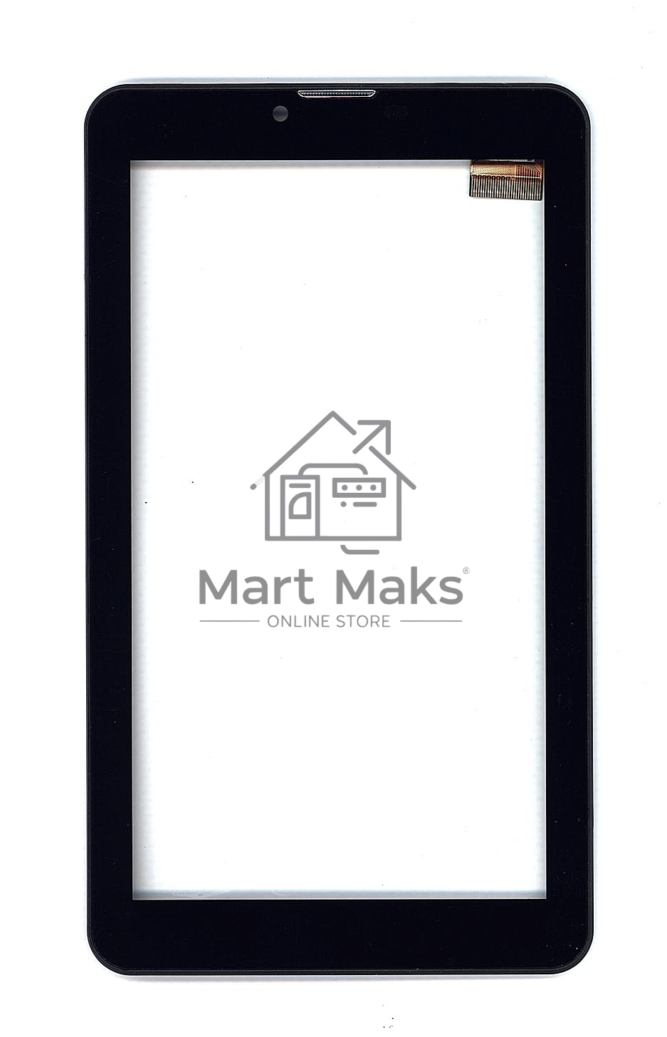 Сенсорное стекло (тачскрин) для Irbis, TZ54, черное с рамкой