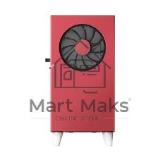 Компьютерный корпус WIZMAX EM1 Woofer, mATX, mITX красный, Mini-Tower, без БП, TG, 1x160мм + 1x120мм LED, 1xUSB-A 3.0 + 2xUSB-A 2.0