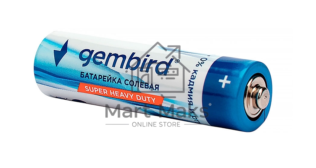 Батарейки солевые Gembird GB-R6P-24B, тип AA, 24шт, коробка