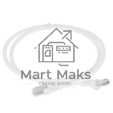 Патч-корд LANMASTER UTP LAN-PC45/U5E-1.0-WH вилка RJ-45-вилка RJ-45 cat.5е 1м белый LSZH (уп.:1шт)