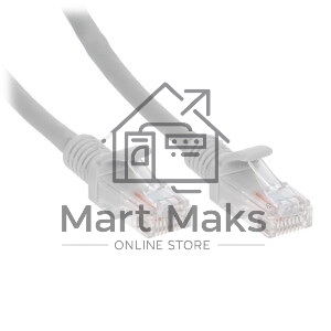 Патч-корд LSZH медный UTP Cablexpert PP30-1M cat.5e, 1м, литой, многожильный, серый