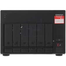Сетевое хранилище без дисков SMB QNAP TVS-675-8G NAS, 6-tray w/o HDD, 2xM.2 SSD Slot, 1xHDMI-port. CPU 8-сore 64-bit x86 KX-U6580 2.5 GHz, 8GB DDR4 (1 x 8GB) up to 64GB (2 x 32GB), 2x 2.5 Gigabit LAN