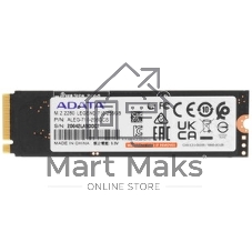Накопитель SSD ADATA LEGEND 710, 256Gb, PCIe 3.0 x4, M.2 2280, NVMe, R/W 2100/1000, с радиатором