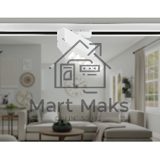 Трековый однофазный светодиодный светильник Ambrella light GL6812 WH белый LED 6W 4200K 24° 115*22*87