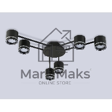 FL71516/6 BK черный GX53/6 730*677*95