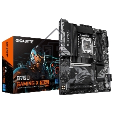 Материнская плата GIGABYTE B760 GAMING X GEN5, LGA1700, Intel B760, 4xDDR5, 4xSATA, 3xM.2, 1xPCIe 5.0 x16, DisplayPort, HDMI, 1x2.5Gb LAN, USB Type-C, 6x3.5 мм, 7.1, ATX