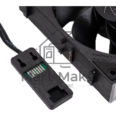 Кулер для корпуса Thermalright TL-M12QR Reverse (124x120x25mm, 4-pin PWM, ARGB, 47.6CFM, 23.2dBA, 1500RPM, черный)