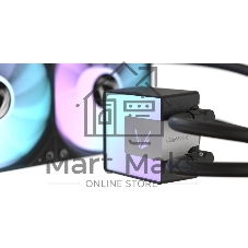 Кулер с водяным охлаждением Formula V Line ICE JET GLOW 360 BK, 360мм, 3x120мм, ARGB fans, LGA115X/1200/1700/1851, AM4/AM5