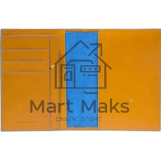 Обложка для паспорта Piquadro Blue Square PP1660B2/G желтый натур.кожа