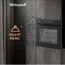 Духовой шкаф электрический Weissgauff EOM 741 PDB Black Edition черный