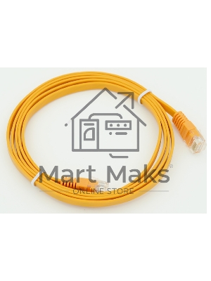 Патч-корд литой 5E Copper FLAT 1.5 m